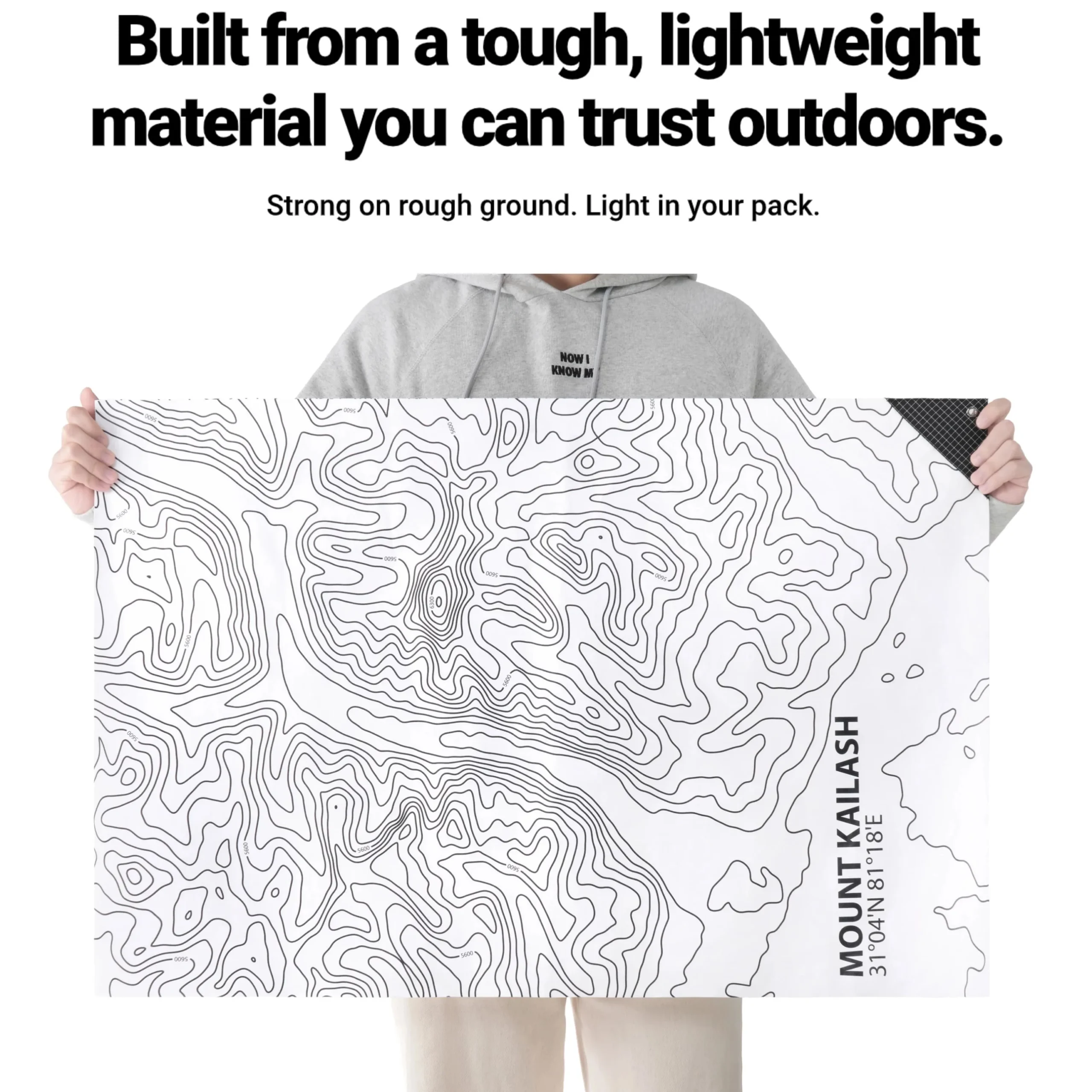 Ultralight Tent Vestibule Mat 35g Waterproof Ground Sheet 90x60cm 4 Ultralight Tent Vestibule Mat 35g Waterproof Ground Sheet 90x60cm - view 4