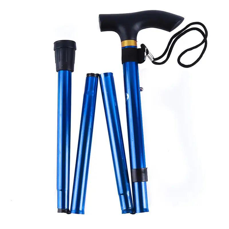 T Handle Walking Stick Telescopic Aluminum Alloy with Rubber Tip 7 T Handle Walking Stick Telescopic Aluminum Alloy with Rubber Tip - view 7