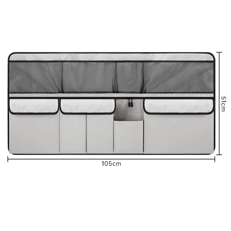 Seat Back Mesh Bag for SUV in Oxford Fabric, Gray or Black 7 Seat Back Mesh Bag for SUV in Oxford Fabric, Gray or Black - view 7