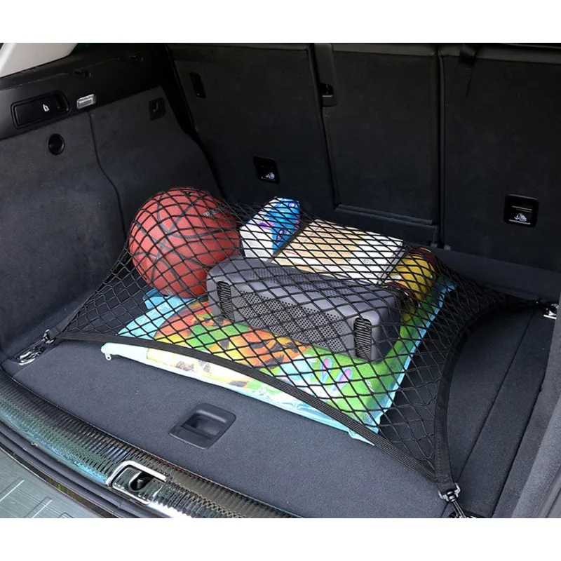 Elastic Trunk Cargo Net with Hooks 70x70 or 110x60 cm 2 Elastic Trunk Cargo Net with Hooks 70x70 or 110x60 cm - view 2