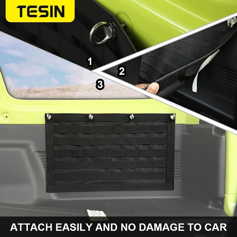 Tailgate Pocket Organizer for Suzuki Jimny JB64 JB74 TESIN 4 Tailgate Pocket Organizer for Suzuki Jimny JB64 JB74 TESIN - view 4