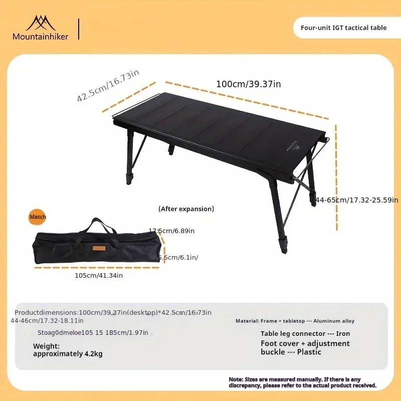 IGT Camping Lift Table Folding Aluminum in 3 or 4 Unit Sizes 5 IGT Camping Lift Table Folding Aluminum in 3 or 4 Unit Sizes - view 5