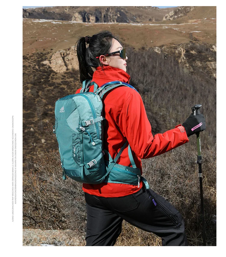 Helmet Pocket Hiking Backpack Reflective Water Resistant AZELA 6 Helmet Pocket Hiking Backpack Reflective Water Resistant AZELA - view 6