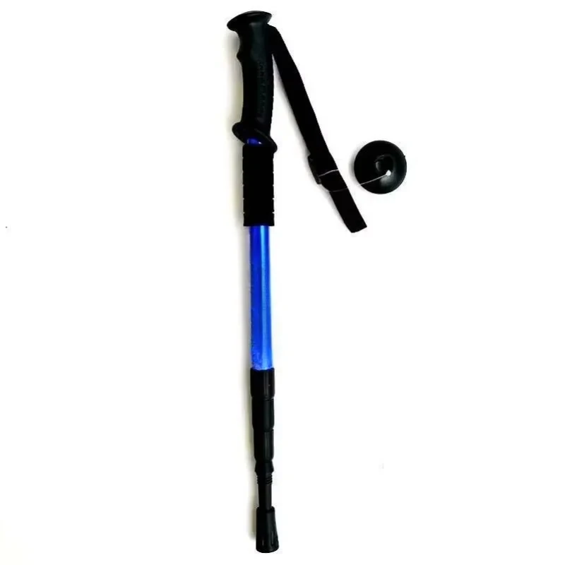 Four Section Trekking Pole Aluminum 110cm Folding Telescopic 2 Four Section Trekking Pole Aluminum 110cm Folding Telescopic - view 2
