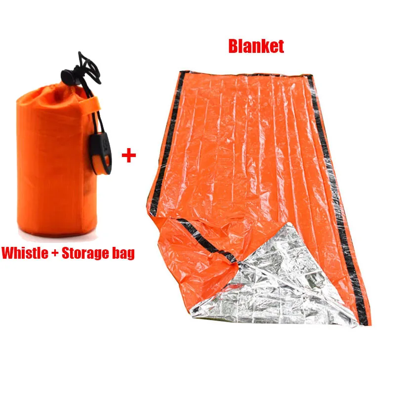 Emergency Survival Sleeping Bag Reusable Mylar Bivvy with Sack 7 Emergency Survival Sleeping Bag Reusable Mylar Bivvy with Sack - view 7