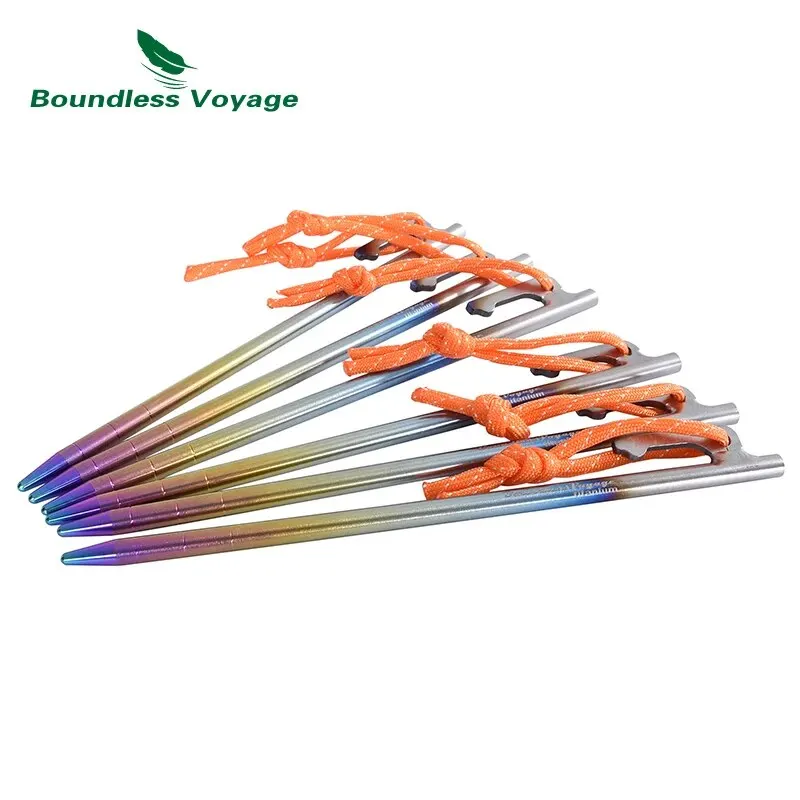 Heavy Duty Titanium Stakes 6 Pack in 20 to 40cm Lengths 3 Heavy Duty Titanium Stakes 6 Pack in 20 to 40cm Lengths - view 3