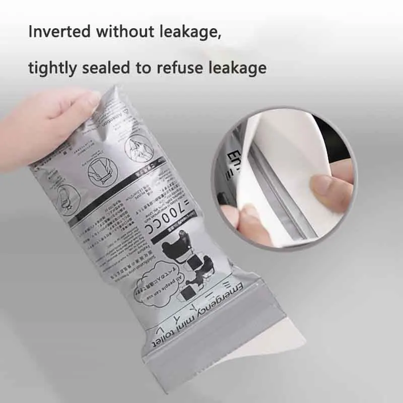 Disposable Urine Bags 700ml with Leak Proof Seal and Flow Guide 4 Disposable Urine Bags 700ml with Leak Proof Seal and Flow Guide - view 4