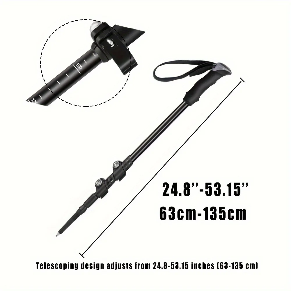 Lightweight Carbon Hiking Poles 2 Pack Quick Lock and Baskets 5 Lightweight Carbon Hiking Poles 2 Pack Quick Lock and Baskets - view 5