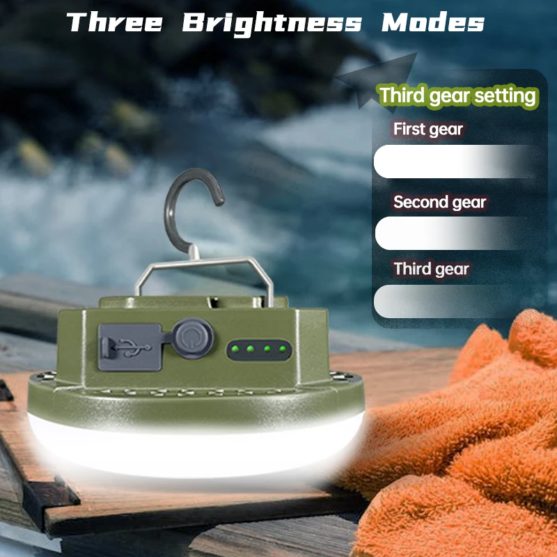 Ultra Bright Tent Light, Magnetic Rechargeable 15W or 30W 2 Ultra Bright Tent Light, Magnetic Rechargeable 15W or 30W - view 2