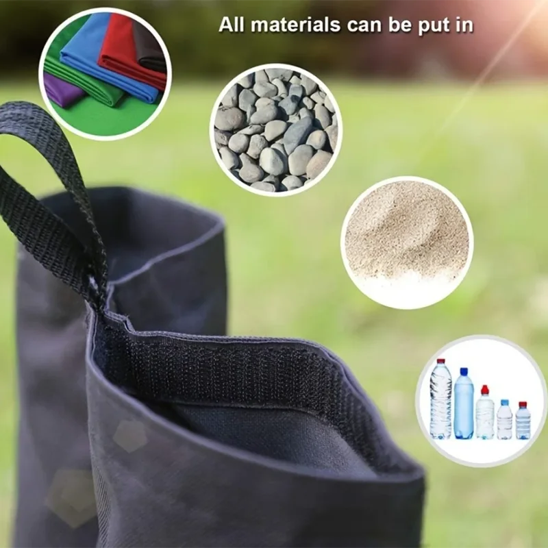 Gazebo Leg Sand Bags Set of 4 Oxford Weight Bags up to 7.2kg 4 Gazebo Leg Sand Bags Set of 4 Oxford Weight Bags up to 7.2kg - view 4