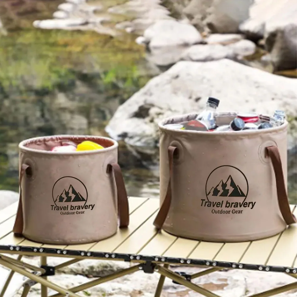Collapsible Water Bucket 10L or 20L with Reinforced Handles 3 Collapsible Water Bucket 10L or 20L with Reinforced Handles - view 3