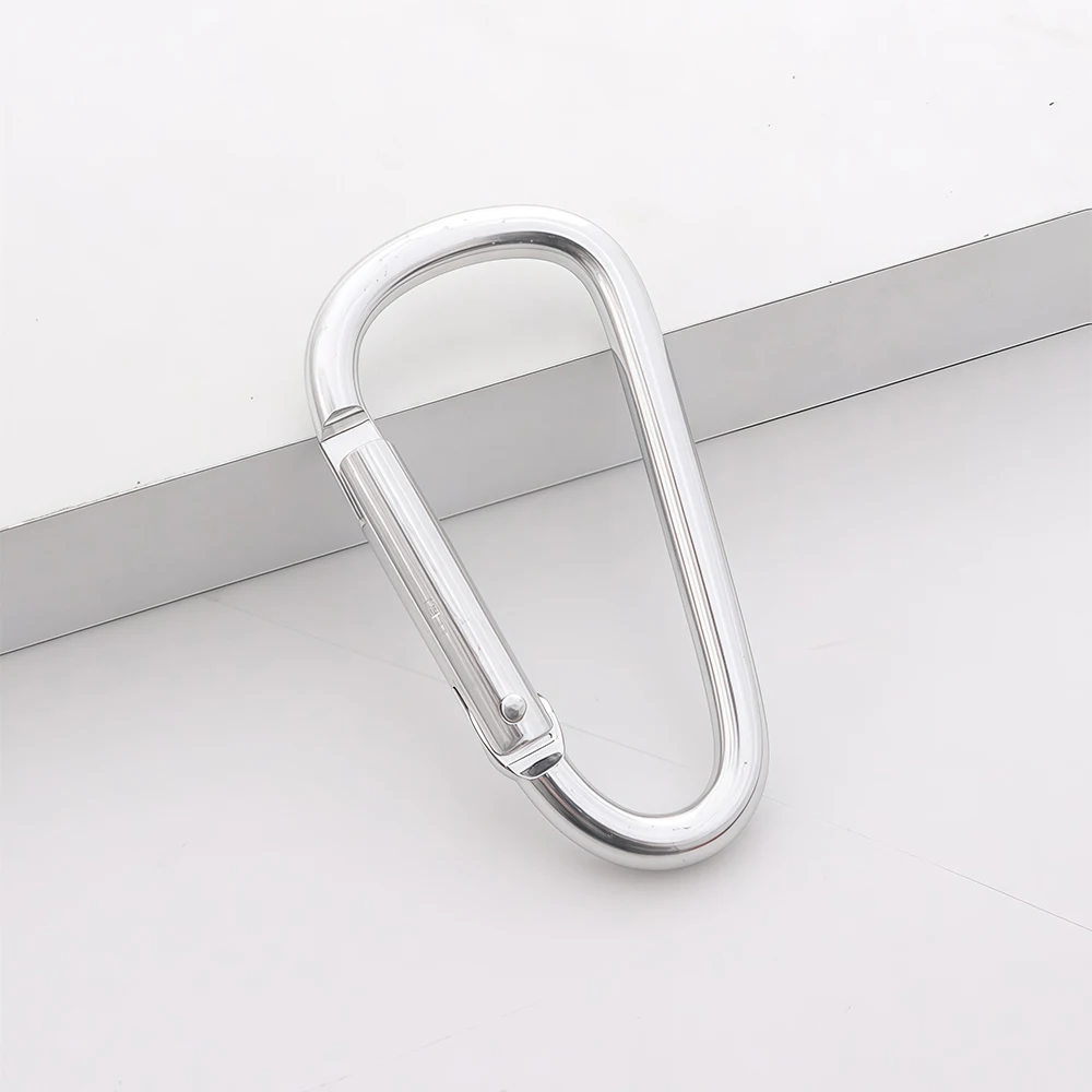 Spring Snap Carabiner Clips 7D Shape Aluminum Alloy 10 Pack 8 Spring Snap Carabiner Clips 7D Shape Aluminum Alloy 10 Pack - view 8