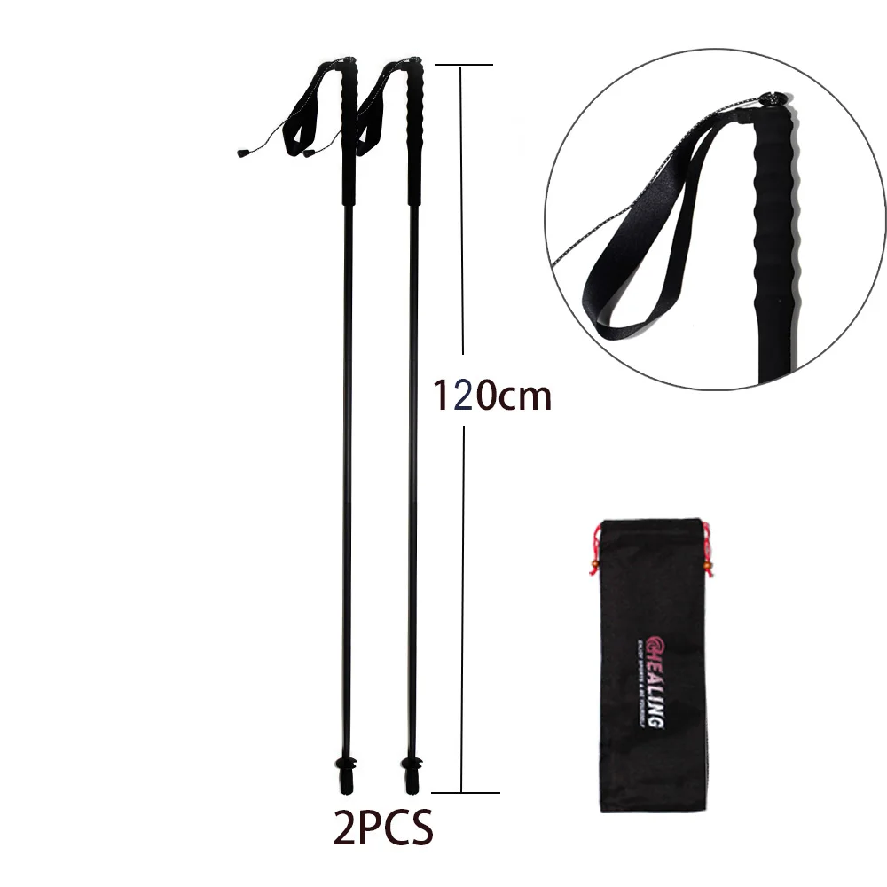 Full Carbon Trekking Pole 110g Ultralight Folding 5 Section 17 Full Carbon Trekking Pole 110g Ultralight Folding 5 Section - view 17