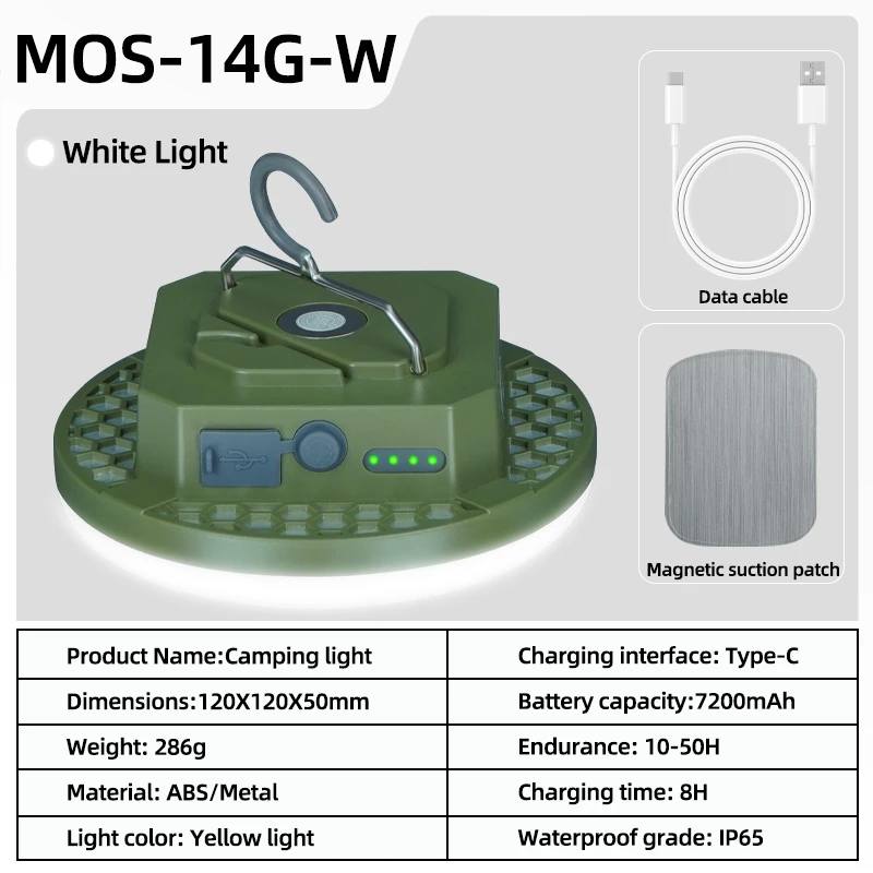 Dual Color Camping Lantern Rechargeable LED with Phone Charging 9 Dual Color Camping Lantern Rechargeable LED with Phone Charging - view 9