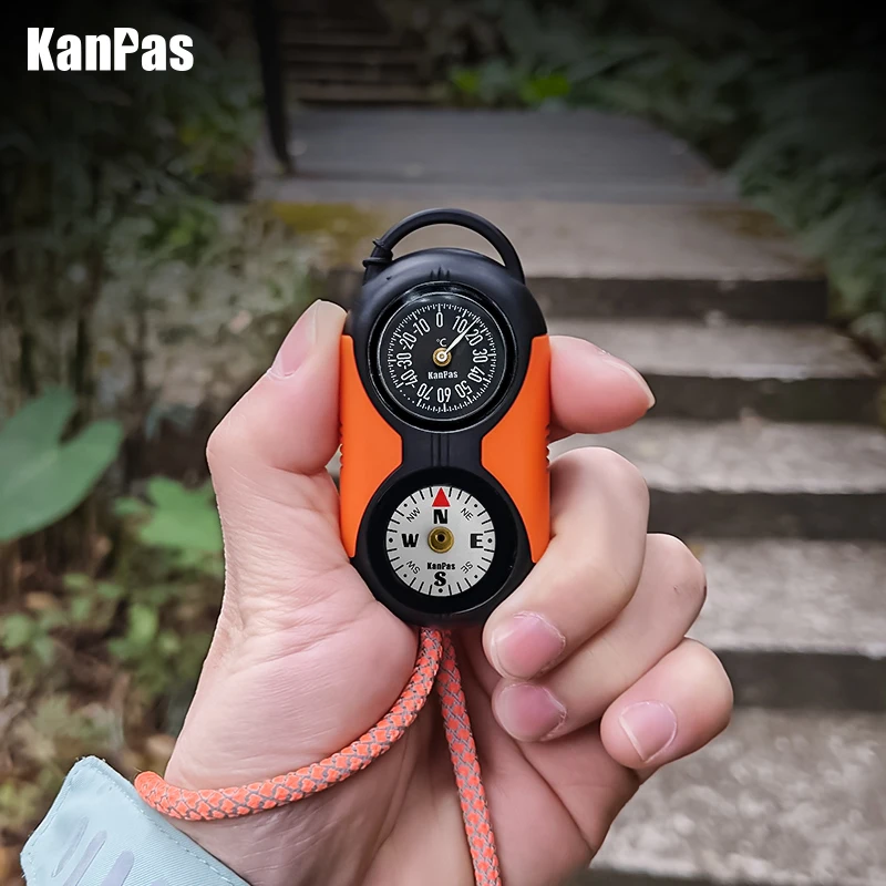 Thermometer Compass Kit with Hygrometer Zinc Metal Housing KANPAS 2 Thermometer Compass Kit with Hygrometer Zinc Metal Housing KANPAS - view 2