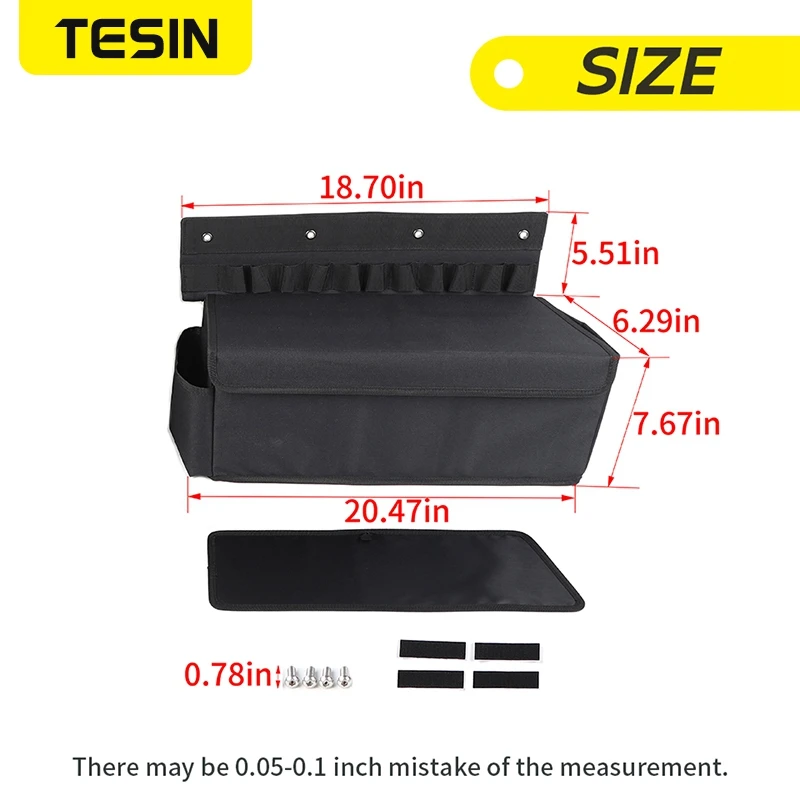 Rear Trunk Side Organizer for Suzuki Jimny JB74 2019 Up TESIN 6 Rear Trunk Side Organizer for Suzuki Jimny JB74 2019 Up TESIN - view 6