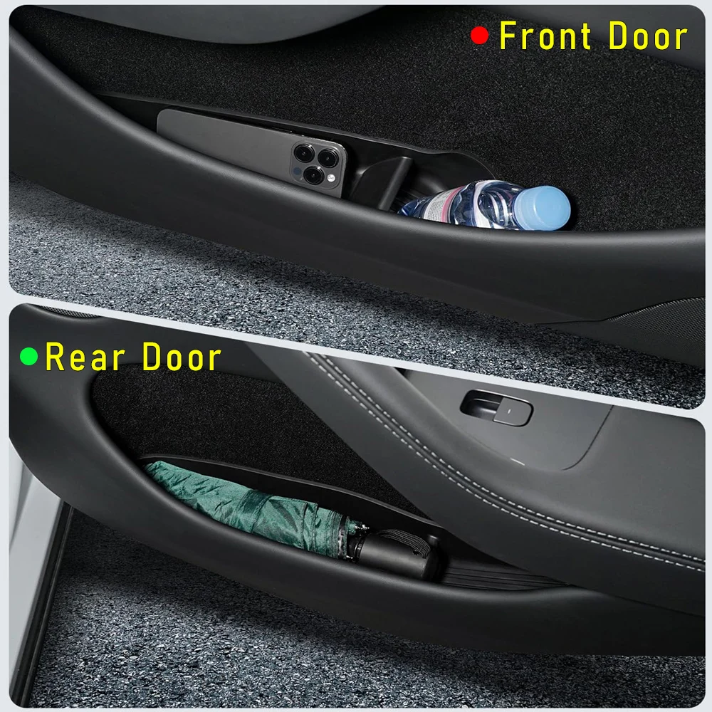 Door Side Storage Box Set for Tesla Model Y and Model 3 USVOTOV 5 Door Side Storage Box Set for Tesla Model Y and Model 3 USVOTOV - view 5