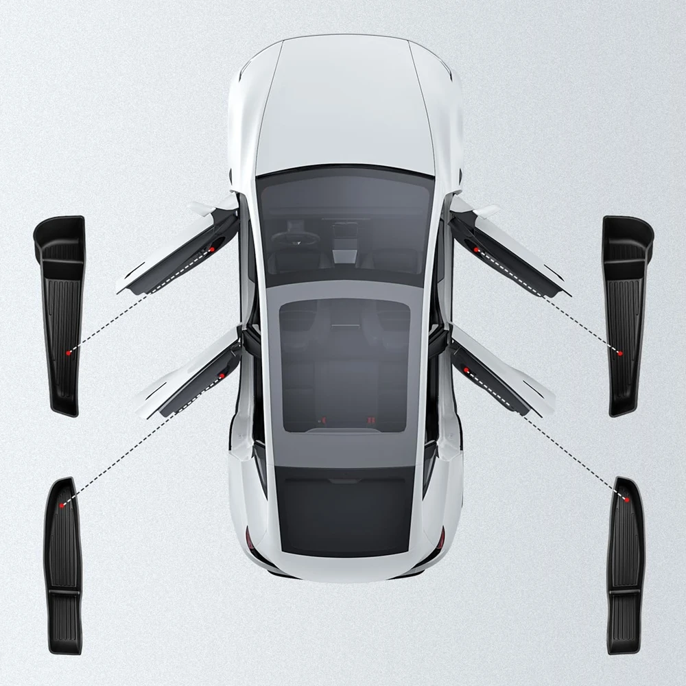Door Side Storage Box Set for Tesla Model Y and Model 3 USVOTOV 6 Door Side Storage Box Set for Tesla Model Y and Model 3 USVOTOV - view 6