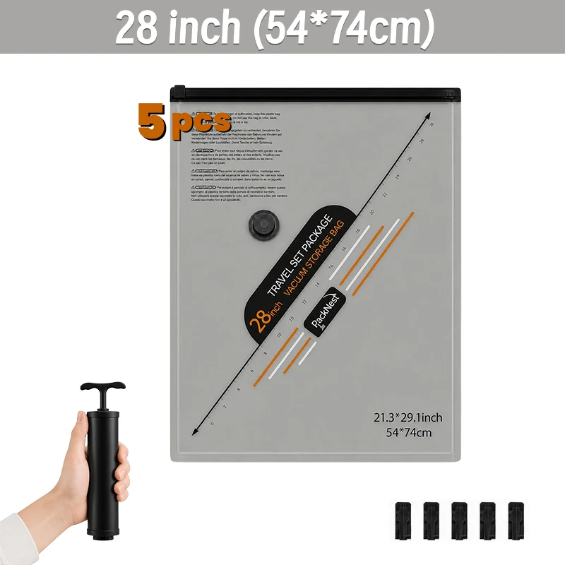 Hand Pump Vacuum Bags Set with Triple Seal Anti Backflow Valve 15 Hand Pump Vacuum Bags Set with Triple Seal Anti Backflow Valve - view 15